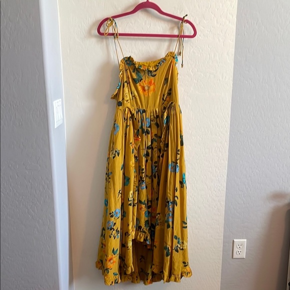 Anthropologie Maeve High-Low Pleated Dress - Picture 4 of 9